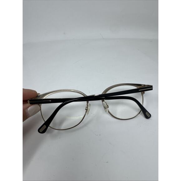 Tom Ford FT 5382 009 Titanium Eyeglasses Frame Brown Japan 50-19-145 Used - Picture 3 of 6